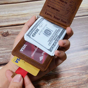 Son To Dad - Thank You For All - Money Clip Wallet