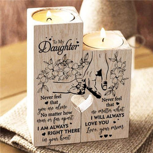 Mom To Daughter - I Will Always Love You - Candle Holder