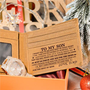 Dad To Son - Never Lose - Wallet Watch Gift Set