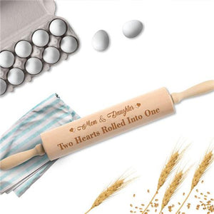 Mom And Daughter - Two Hearts Rolled Into One - Rolling Pin