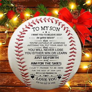 To My Son - Baseball- Never Lose