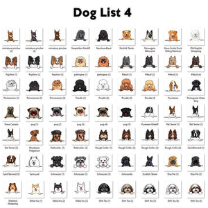 Dogs Welcome Door Hanger, Door Hanger, Best Gift for Dog Lover (Multiple Dogs) - Cut Metal Sign