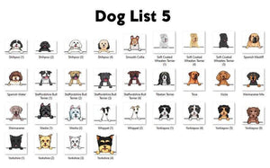 Dogs Welcome Door Hanger, Door Hanger, Best Gift for Dog Lover (Multiple Dogs) - Cut Metal Sign