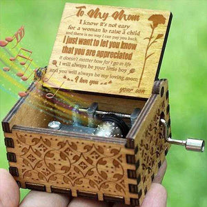 Son To Mom - You Will Always Be My Loving Mom- Engraved Music Box