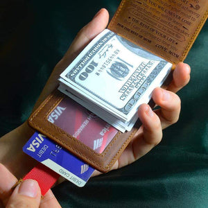 Mom To Daughter - Never Lose - Money Clip Wallet