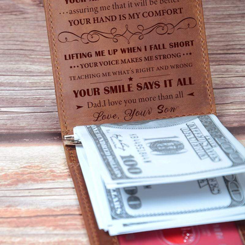 Son To Dad- Shelter - Money Clip Wallet