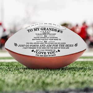 TO MY GRANDSON- You Will Never Lose- Football