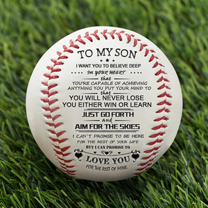 To My Son - Baseball- Never Lose