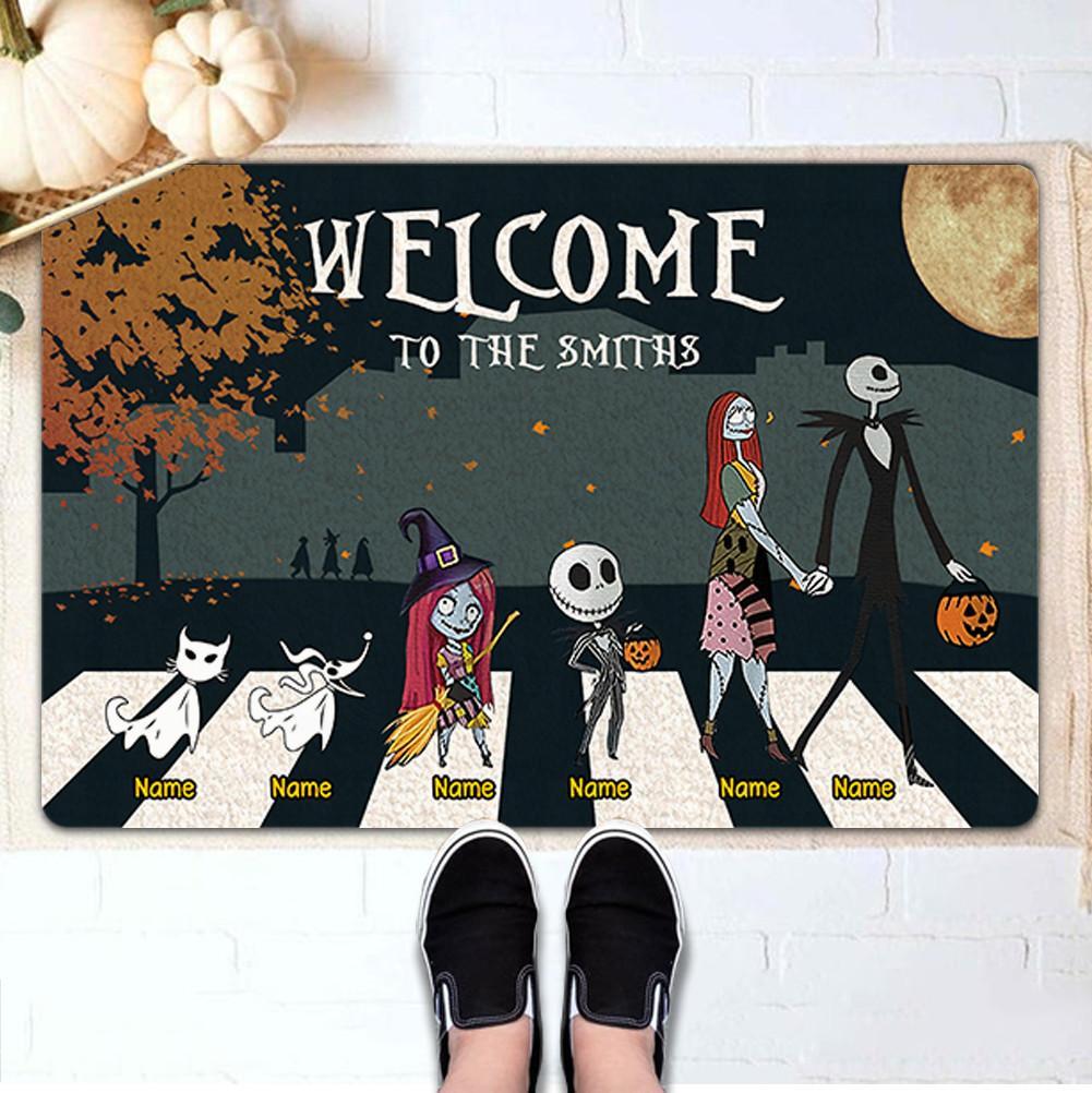 Welcome To The Family Personalized Doormat