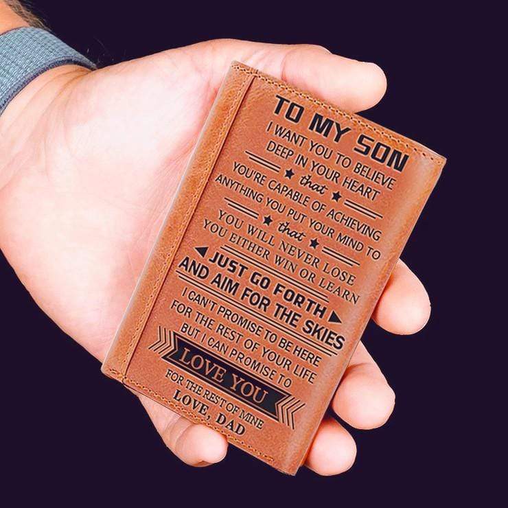 Dad To Son - Genuine Premium Leather Wallet