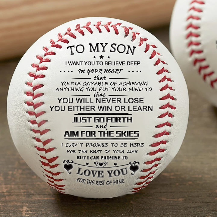 To My Son - Baseball- Never Lose