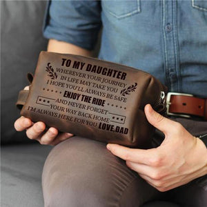 Dad To Daughter - Enjoy The Ride - Toiletry Bag