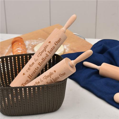 Mom And Daughter - Two Hearts Rolled Into One - Rolling Pin