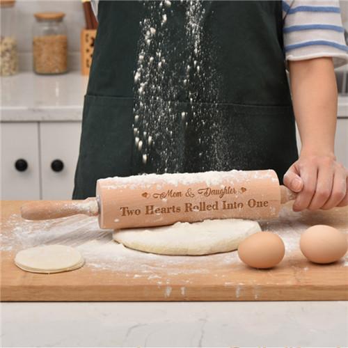 Mom And Daughter - Two Hearts Rolled Into One - Rolling Pin