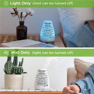 To My Granddaughter - Never Feel Alone - Aroma Lamp