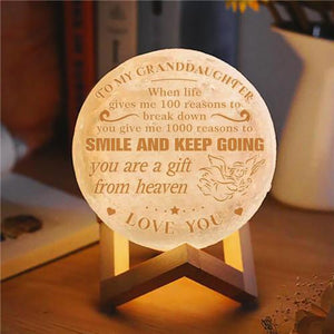 To My Granddaughter - You Are A Gift From Heaven - Moon Light