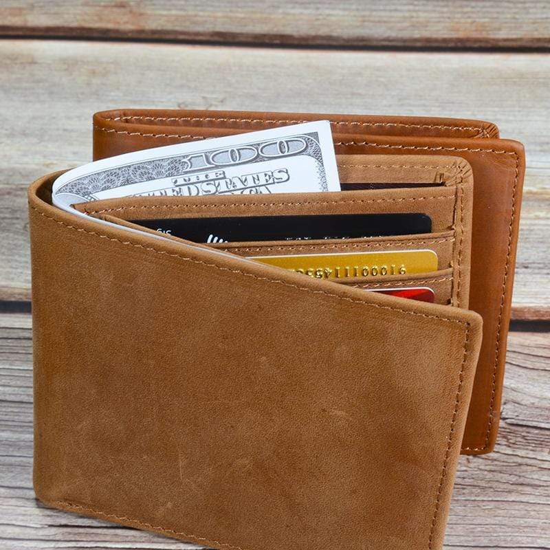 Dad To Son - Genuine Premium Leather Card Wallet