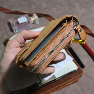 Dad To Son - Never Lose - Card Holder Zipper Wallet
