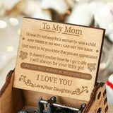 Daughter To Mom - You Will Always Be My Loving Mom- Engraved Music Box