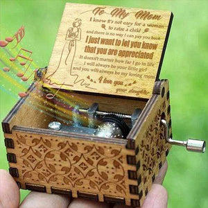 Daughter To Mom - You Will Always Be My Loving Mom- Engraved Music Box