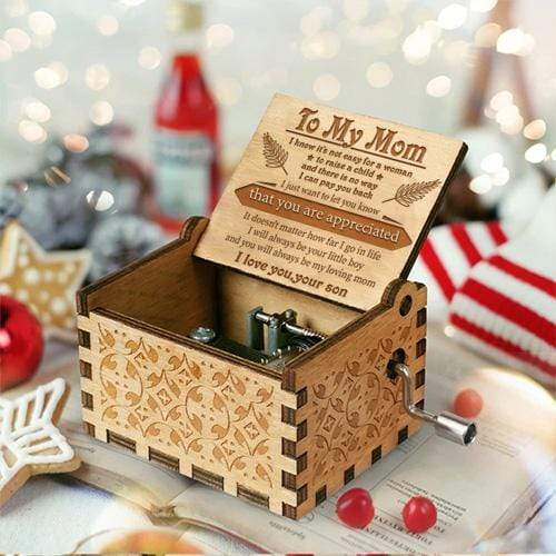 Son To Mom - You Will Always Be My Loving Mom- Engraved Music Box