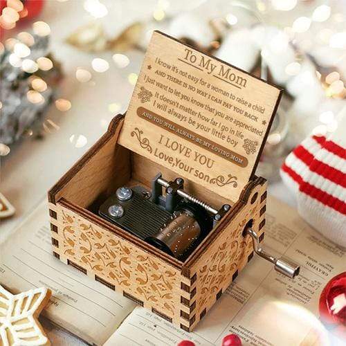 Son To Mom - You Will Always Be My Loving Mom- Engraved Music Box