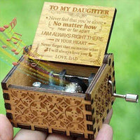 Dad To Daughter - I Will Always Love You- Engraved Music Box